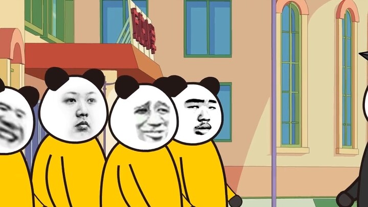 The girl was kneeling, bending over, with her body covered with skewers of mutton, like a big hedgeh