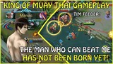 CHOU KING OF MUAY THAI GAMEPLAY | MANIAC? SAVAGE? | MOBILE LEGENDS