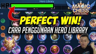 PERFECT WIN TIER MYTHIC PAKE HERO LIBRARY!! 17 ROUND WIN-STREAK GAME KELAR! | Magic Chess Indonesia