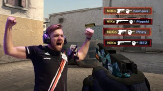 [منظور الشخص الأول في CS:GO] نيكو يقتل بمسدسه الرباعي! نهاية اللعبة ١ ضد ٣! صمت مرعب!
