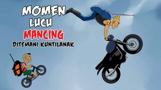 Momen Lucu Mancing, Ditemani Kuntilanak - Funny Cartoon