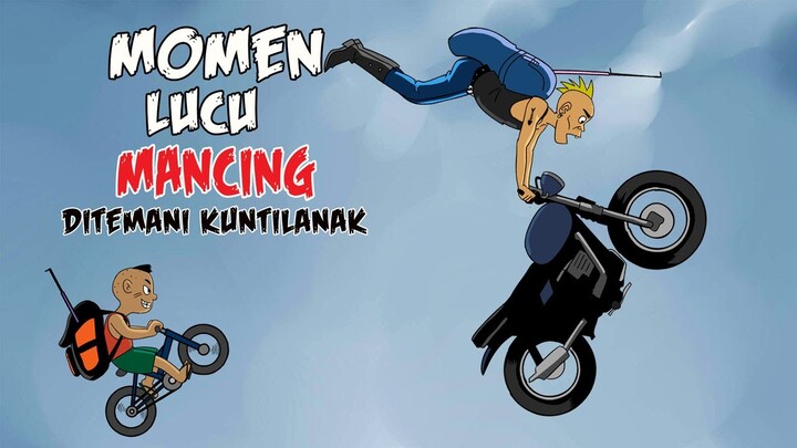 Momen Lucu Mancing, Ditemani Kuntilanak - Funny Cartoon