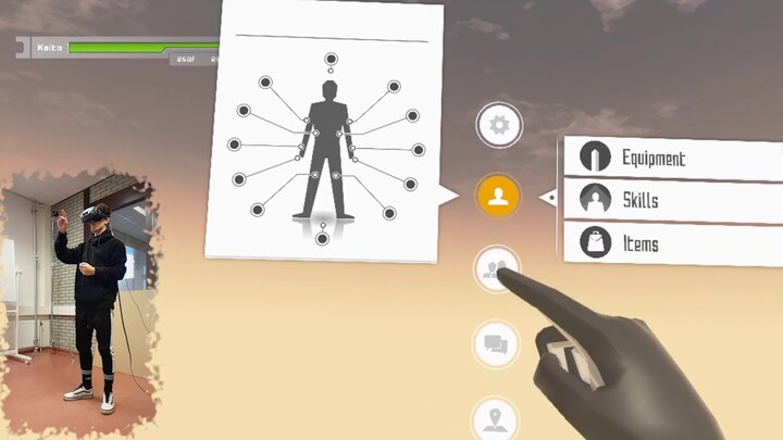 VR SAO Interface