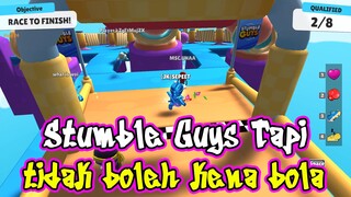 STUMBLE GUYS TAPI AKU TIDAK BOLEH KENA BOLA KEMATIAN DI MAP CANNON CLIMB