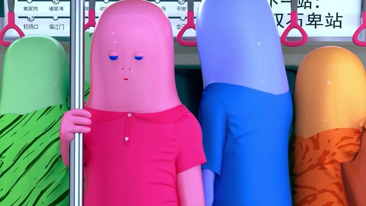 Funny|3D Anime|A Pink Earplug's Day