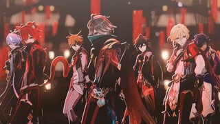 【原神MMD：成男组】God-ish / 神っぽいな - 迪卢克 x 神里绫人 x 达达利亚 x 艾尔海森 x 钟离 x 卡维 x 凯亚