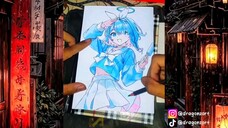 pagi hari yang cerah gambar waifu💙
