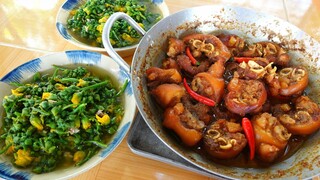 Giòn Sần Sật Món giò Heo Kho Sả Sau Giờ Kéo Lúa Vụ Hè Thu | MTQH