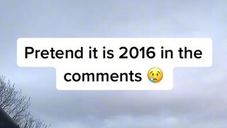 pretend it is 2016 in comments