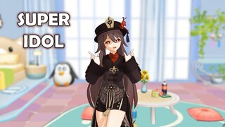 Hu Tao Dance 热爱 105°C 的你 _ 阿肆 Super Idol - Genshin Impact [MMD]