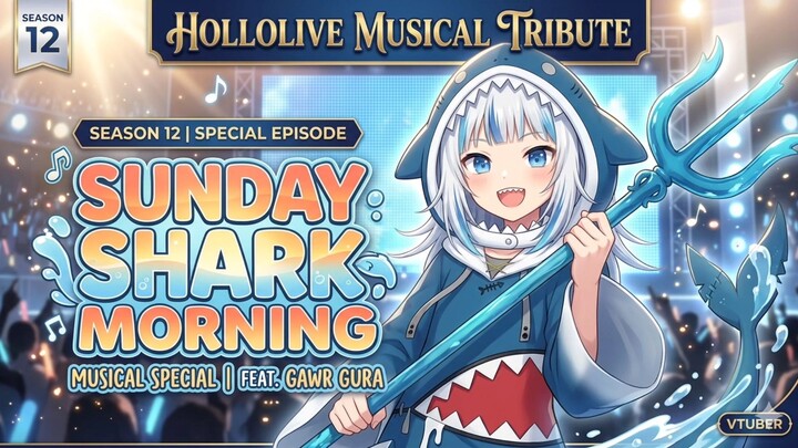 holollive musical tirbute series season 12 special episode for gawr gura