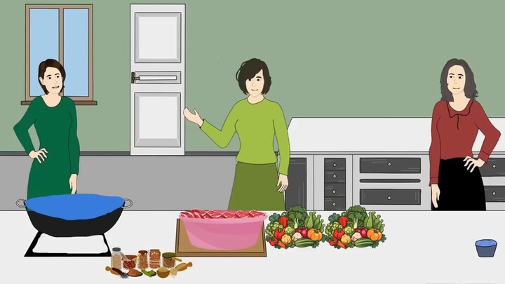 AZAB IBU IBU IKUT REWANG TAPI SUKA NGABISIN MAKAN DAN DIBAWA PULANG ||ANIMASI AZAB