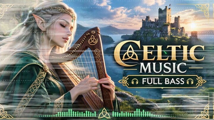 Celtic Fantasy Music 🌿 | Elven Harp & Deep Full Bass