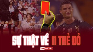 Ronaldo đã 11 LẦN NHẬN THẺ ĐỎ trong sự nghiệp như thế nào?