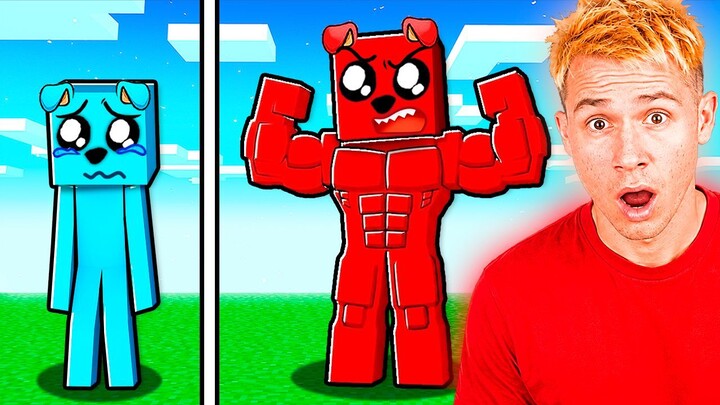 SILNY VS SŁABY W MINECRAFT (REAKCJA)