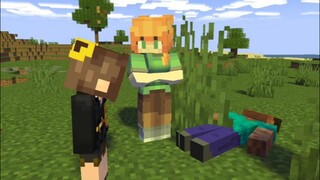 Piglin Brute Girl Revenge - minecraft animation #shorts
