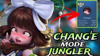 NGERII BANGETT !!! CHANG'E MODE JUNGLER 😱