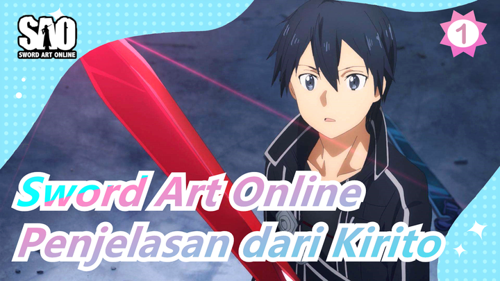 Sword Art Online|[Buatan Tangan]Elucidator Dari Kirito|Tampan Dan Tak Terkalahkan|Mudah Dipelajari_1