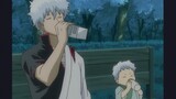 Gintoki and his "son" talk about how people should grow up