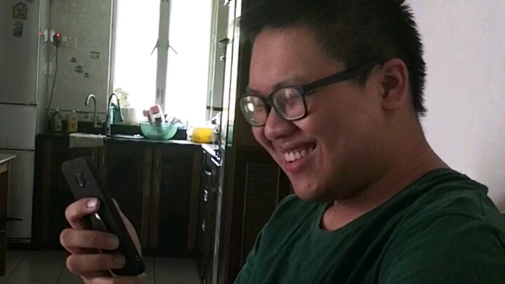 My totally goofy roommate actually followed Zhu Yidan!