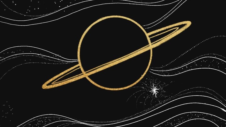 Mari melukis wallpaper planet yang sangat sederhana!