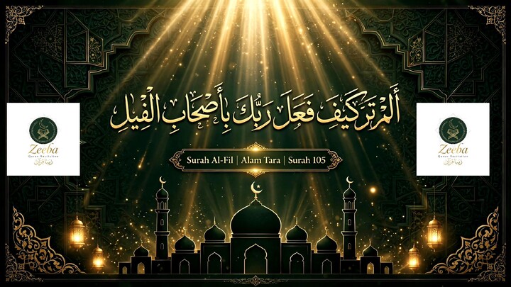 سورة الفيل | Surah Al-Fil | The Elephant | 超治愈诵读 守护