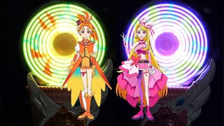 男孩纸&成人光美！DX开阔天空光之美少女 天空音调Wing&Butterfly套装全面评测！Cure Wing&Cure Butterfly！q娃~【模玩杂货】