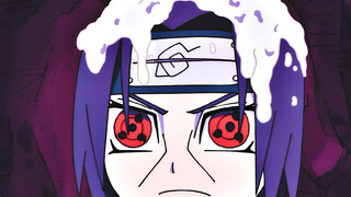 Burung gagak menarik yang besar ke kepala Uchiha Itachi!