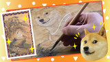 The Ancient Painting - Celestial Dog Picture!