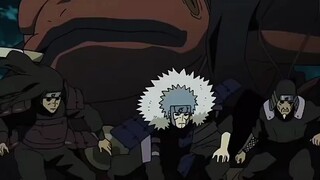 Obito transformed into the Sage of Six Paths and instantly killed the previous Hokage