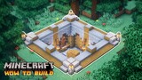 Minecraft: How to Build Day 1 Starter Base (Simple Underground Base)