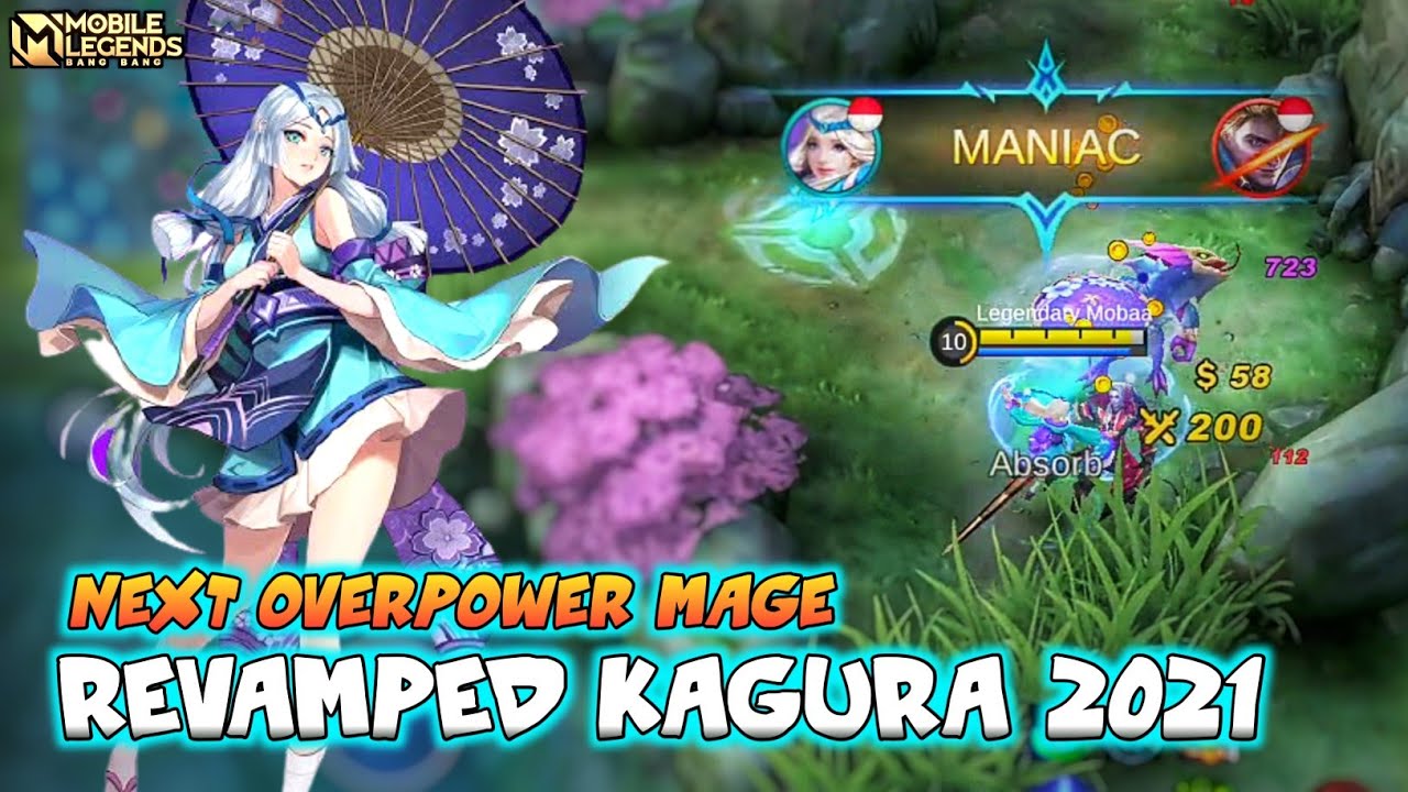 Kagura Revamp , Kagura Legendary Gameplay - Mobile Legends Bang Bang -  BiliBili