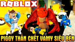 Team Lầy Toang Hoang Khi Vamy Dính Ngãi Heo Thần Chết Siêu Cool | Piggy TEAM BUILD | Vamy Trần