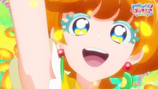 「トロピカル～ジュ！プリキュア」キュアパパイア　へんしんシーン