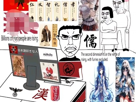 Kaum kanan jauh di internet seperti ini: