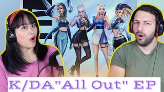 K/DA "All Out" EP REACTION | I'll Show You x Drum Go Dum x Villain | BAD-ASS SONGS!