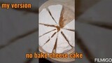 HOW TO MAKE CHEESE CAKE #myownversion