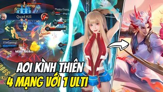 Aoi Dùng Ké Trang Phục Kình Thiên Long Kỵ Của Bijan Ngài Bọ Với Góc Ulti "CÓ NGAY BỐN MẠNG" Quá Bú