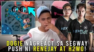 DOGIE REACTION SA SEGWAY NI H2WO AT RENEJAY!