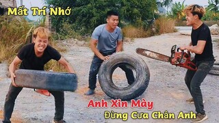 Hiếu Vlogs | Mất Trí Nhớ Xin Tiền Đòi Cưa C.ụt Chân Team Thú Vui 3 Miền | Video Troll