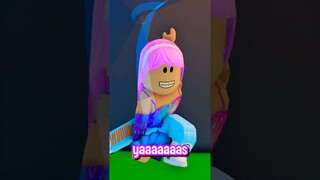 Dance Battling My Little Brother.. 😂 #shorts #roblox