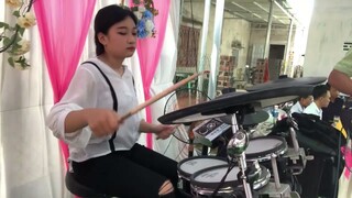 Con Đường Xưa Em Đi - Đổi Màu Nhạc Nhẹ Nhàng Nhé - Ni Ni Drum Cover