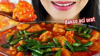 ASMR BAKSO ACI URAT KUAH KENTAL CABE RAWIT | EATING SOUNDS