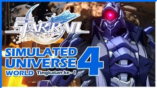 Tips Simulated Universe world 4 Tingkatan 1 Svarog Boss Fight I Honkai Star Rail Indonesia I