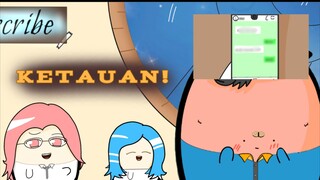 KETAHUAN PUNYA CHANNEL?!|animasi pengalaman Indonesia|kemeja biru