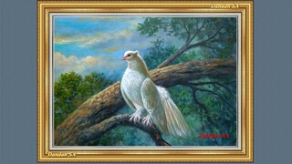 CARA MENGGAMBAR BURUNG DENGAN CAT AKRILIK DI KANVAS KARYA DANDAN SA, Tutorial 87