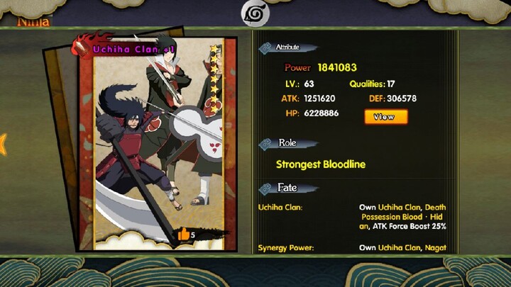 ultimate ninja king :clan uchiha
