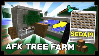 CARA MEMBUAT AFK TREE FARM - Minecraft Indonesia