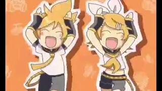 Kagamine Caramellrinlen tari pinggang memutar