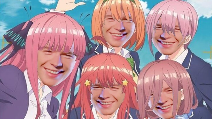 The Quintessential Quintuplets And Rick Astley | Autotune Remix